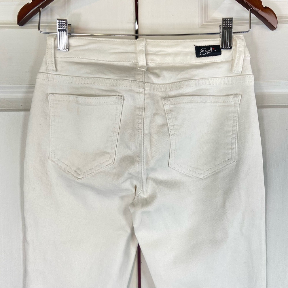 Earl Embroidered Hem Skinny Ankle Jeans - Picture 6 of 13